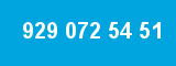 929 072 54 51 929 072 54 51